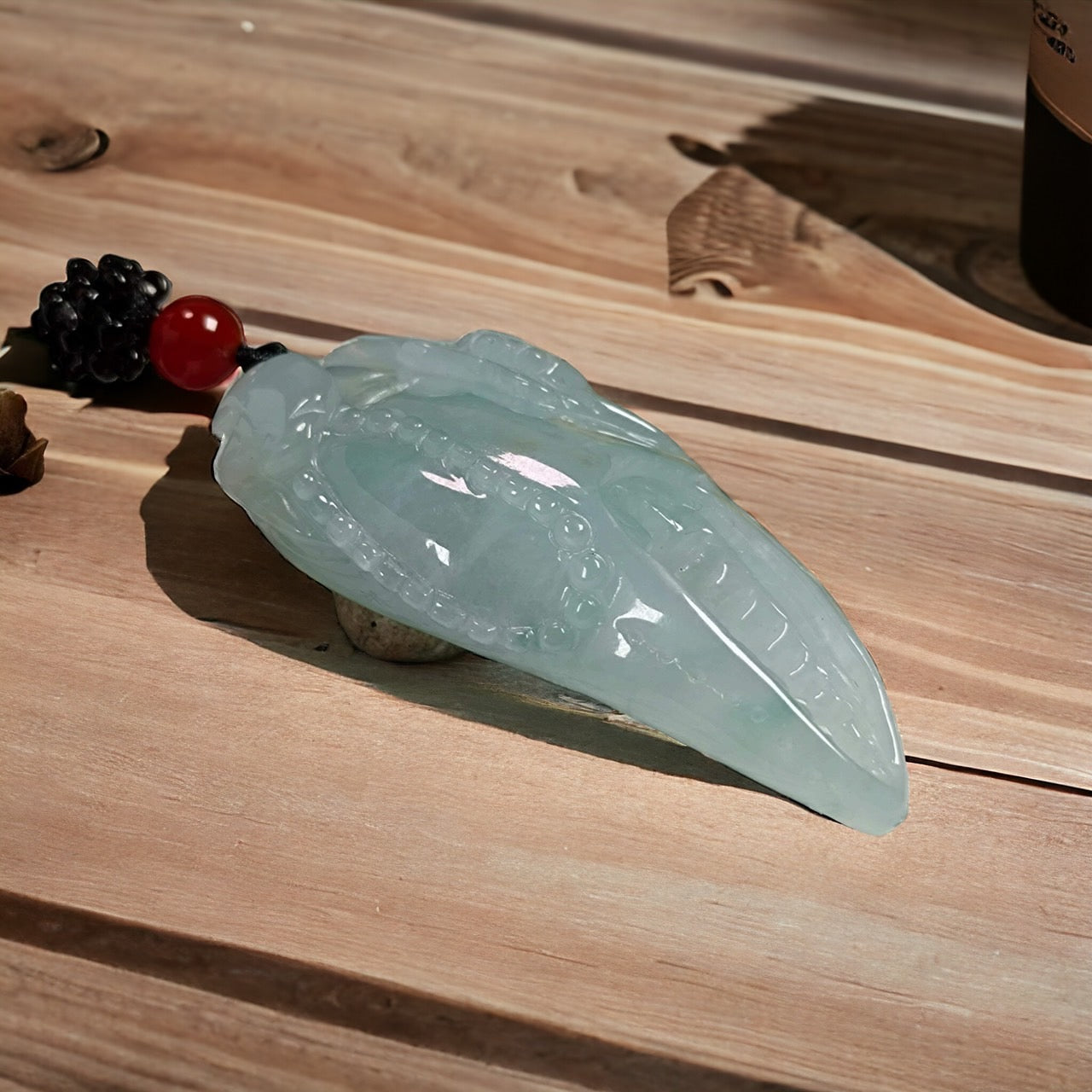 #32 Mason-Kay Certified Natural Sky Blue Crab Leg (八方來財) Pendant