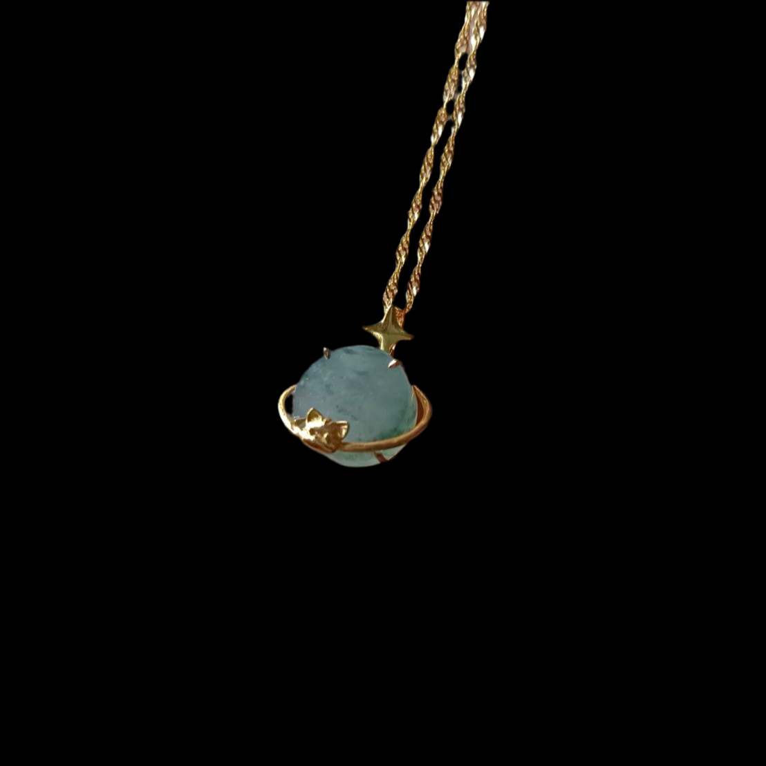 #824 AGL Certified Semi-Transparent Burma Jadeite Cat Peace Pendant (Wu Shi Pai)