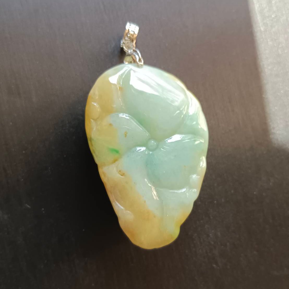 #931 Type A Burma Jadeite, Dragon Head Pendant