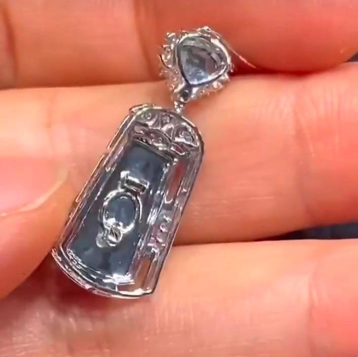 PO3 Type A Imperial Green Burmese Jadeite, Wu-Shi Pendant