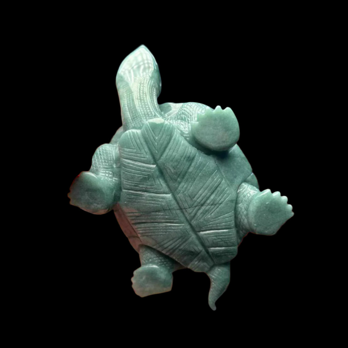 #1027 Type A Jadeite Turtle Figurine