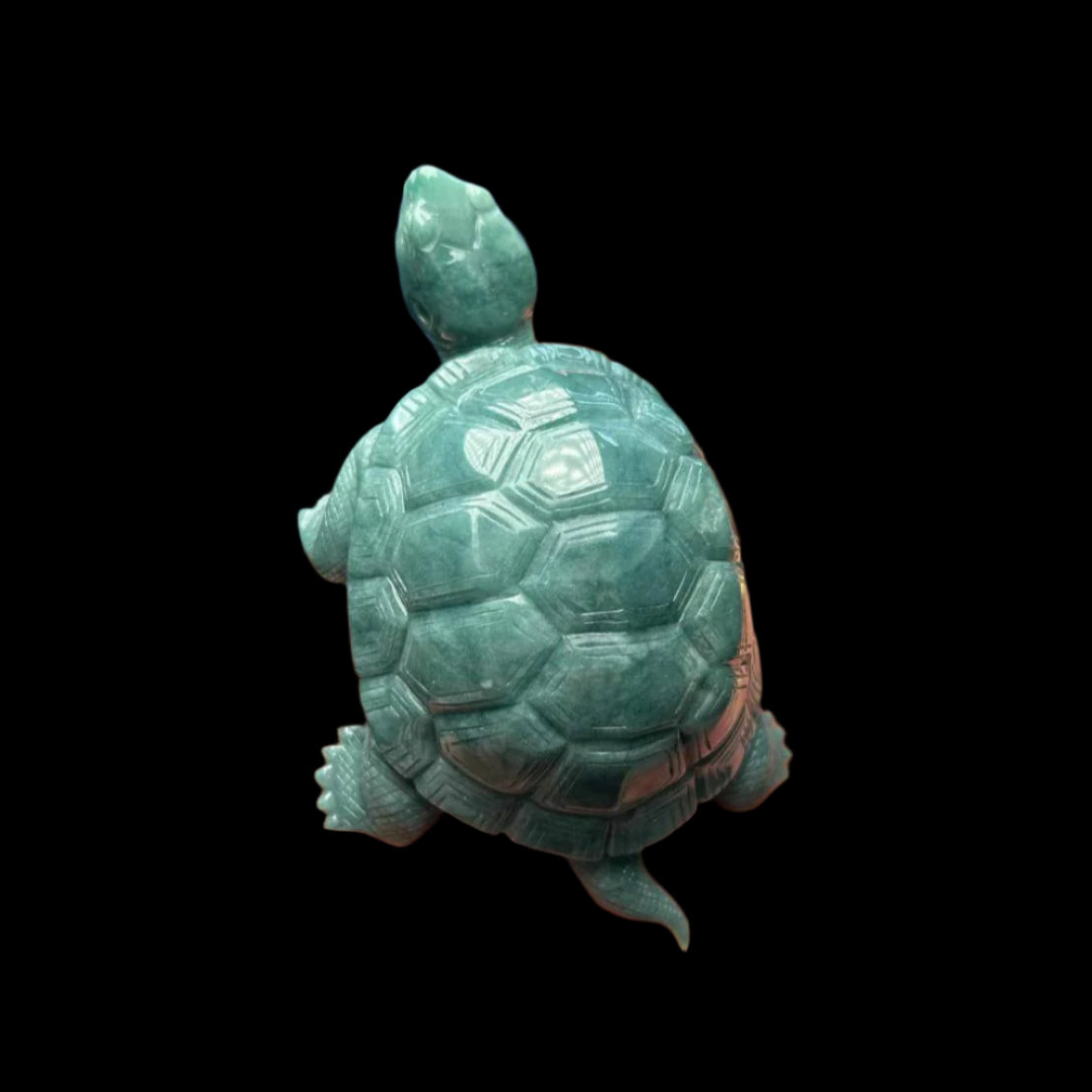 #1027 Type A Jadeite Turtle Figurine