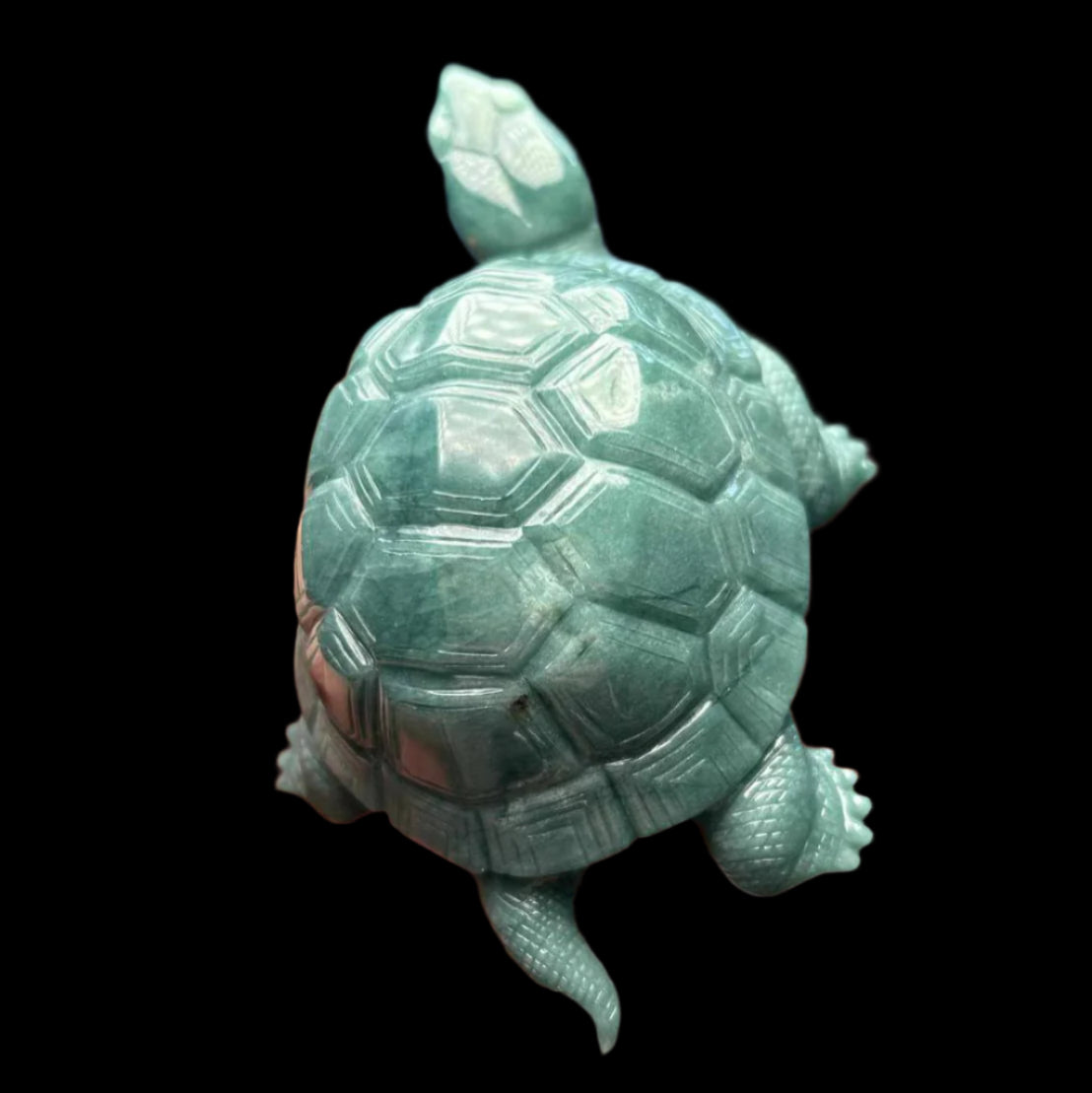 #1027 Type A Jadeite Turtle Figurine