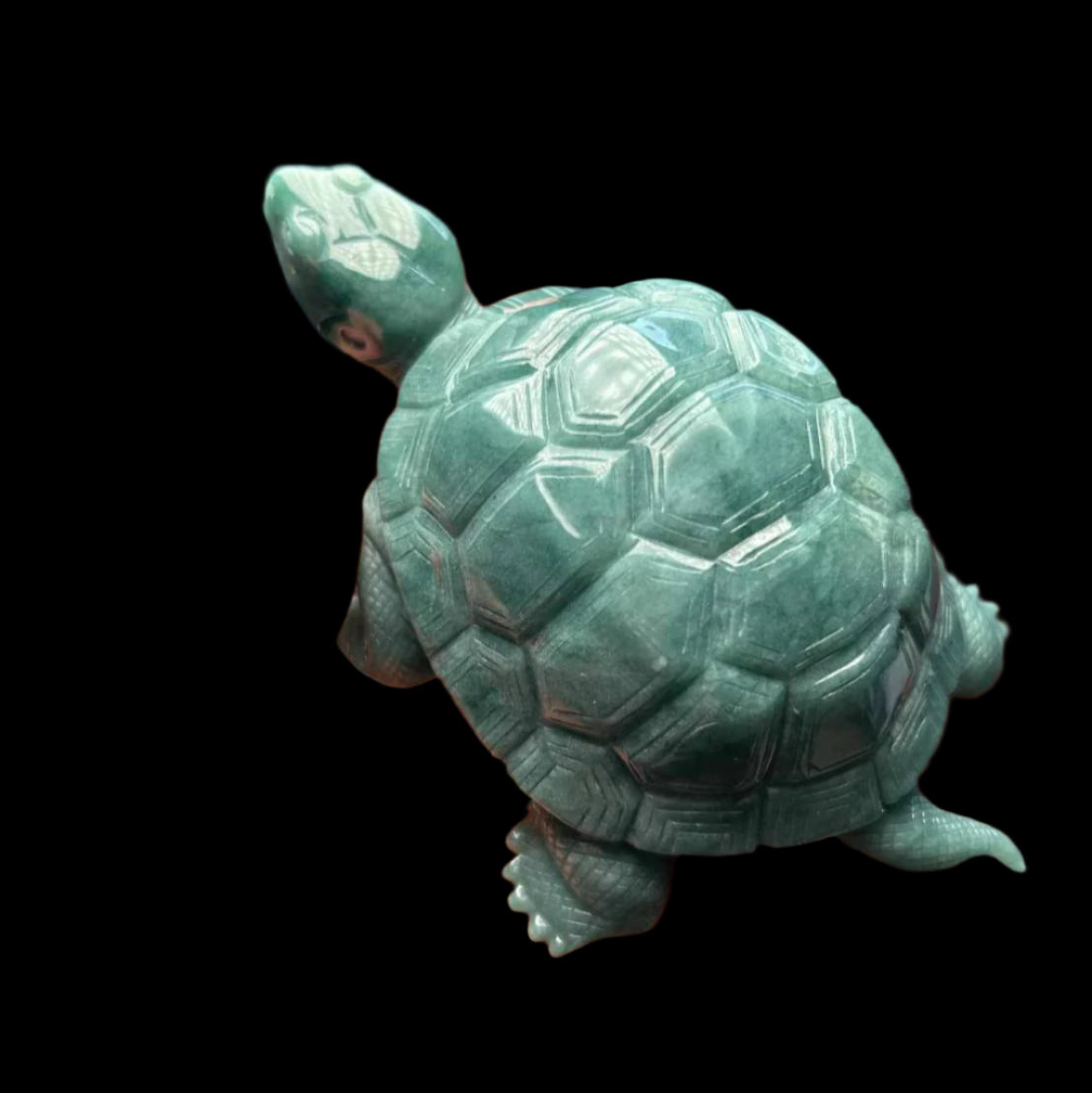 #1027 Type A Jadeite Turtle Figurine