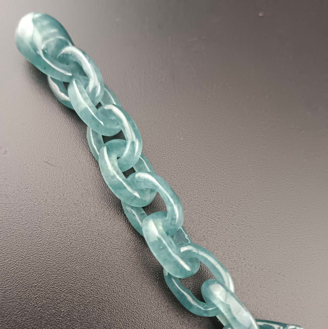 #1052 Double Pixiu Guatemala Jadeite Inter-Linked Bracelet