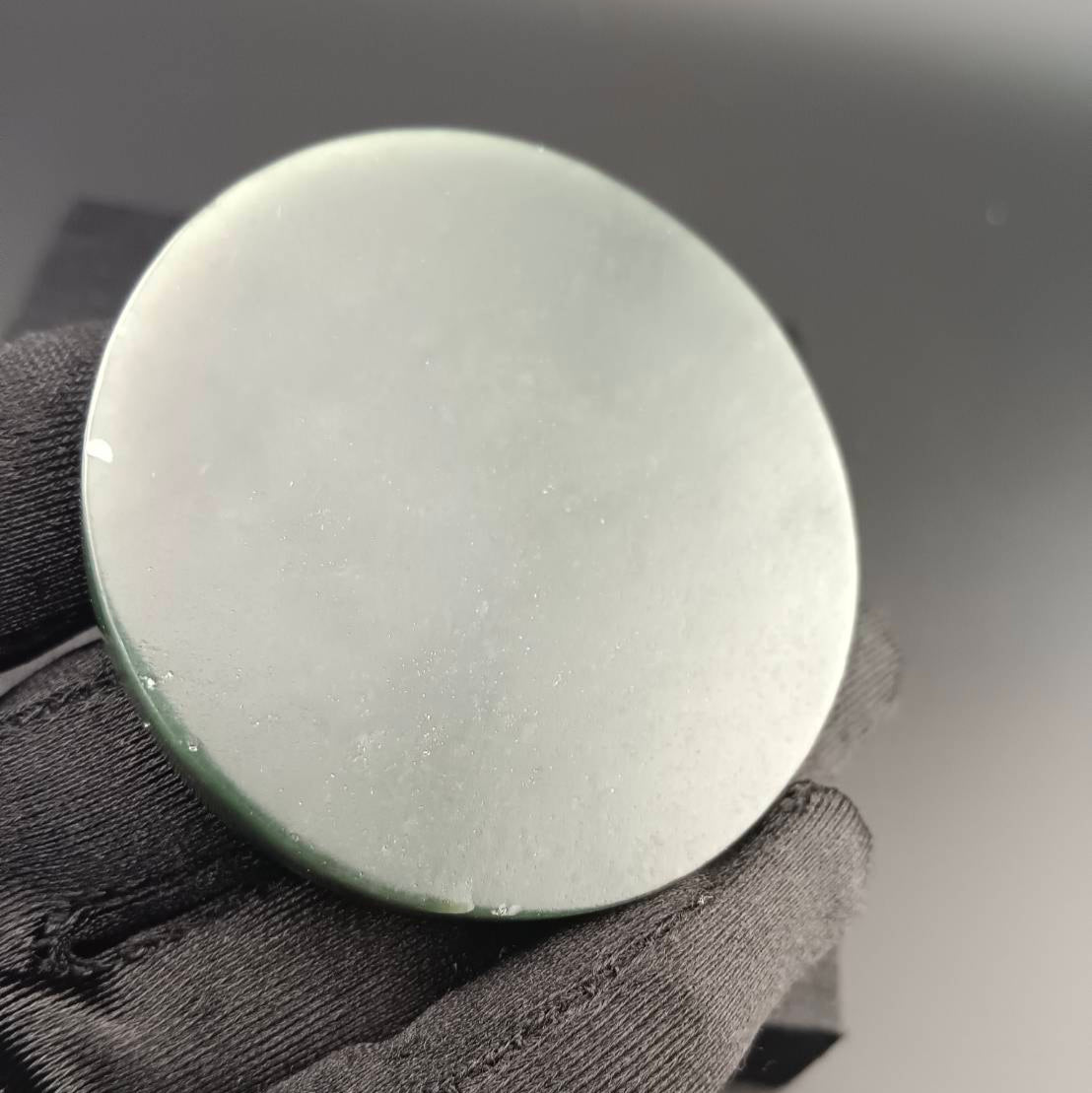 #1056 Natural Hetian Nephrite, Lotus & Koi Harmony Incense Holder