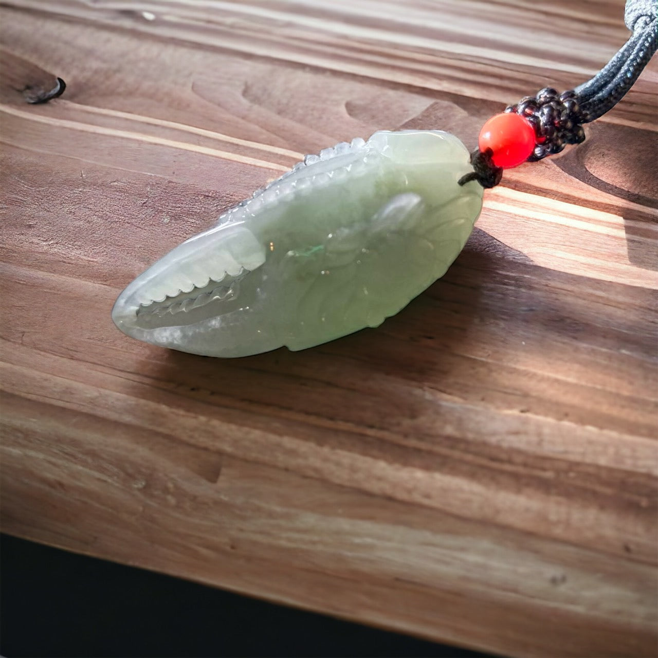 #32 Mason-Kay Certified Natural Sky Blue Crab Leg (八方來財) Pendant