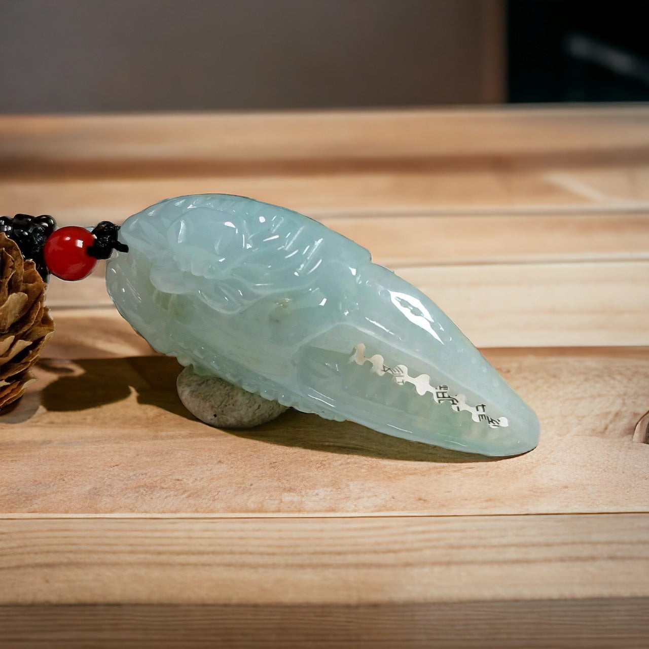 #32 Mason-Kay Certified Natural Sky Blue Crab Leg (八方來財) Pendant