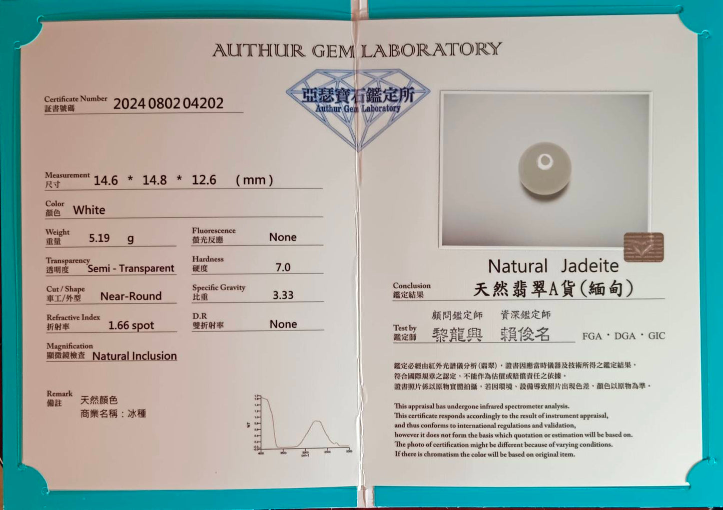 #847 AGL Certified Natural Semi-Transparent White Burma Jadeite, Rondelle Bead Necklace (15x12.7 mm)