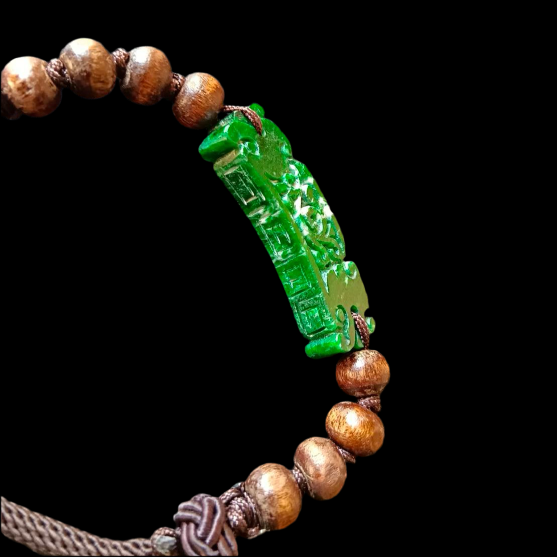 #801 AGL Certified Natural Burma Jadeite, Classic Carved Pendant Necklace