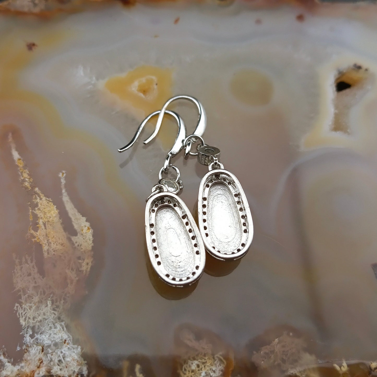 #961 Type A Natural Jadeite, Sterling Silver 925 Fu-Do (Peas) Earrings 🌿