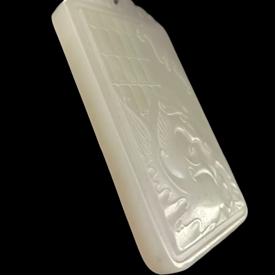 #859 AGL Certified Hetian Nephrite Jade, Horse Pendant