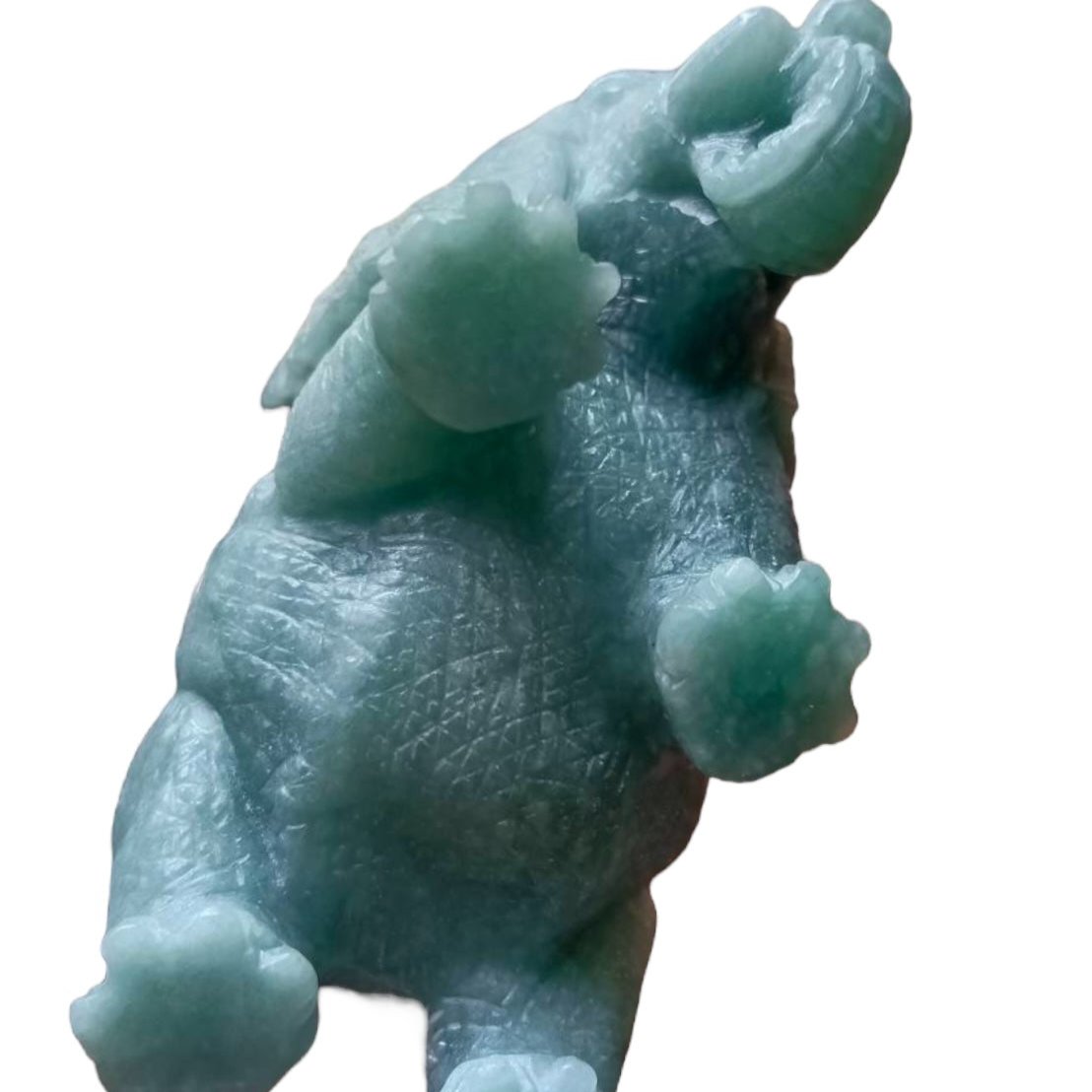 #627 Type A Natural Jadeite, Elephant Figurine/Display (One and Only)