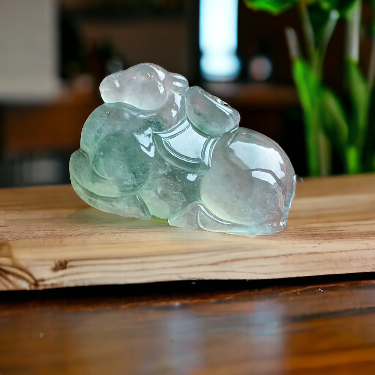 #120 GIA Certified Icy Translucent Burma Jadeite Jade Tang Horse for Customized Pendant