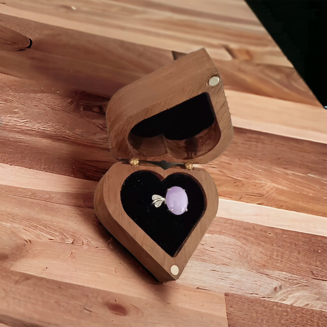 #108 High-End GIA Certified Natural Lavender Burma Jadeite Jade Ring with 18K White Gold and Diamonds Setting