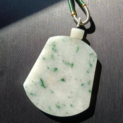 #932 Natural Burma Jadeite Wushi Pendant