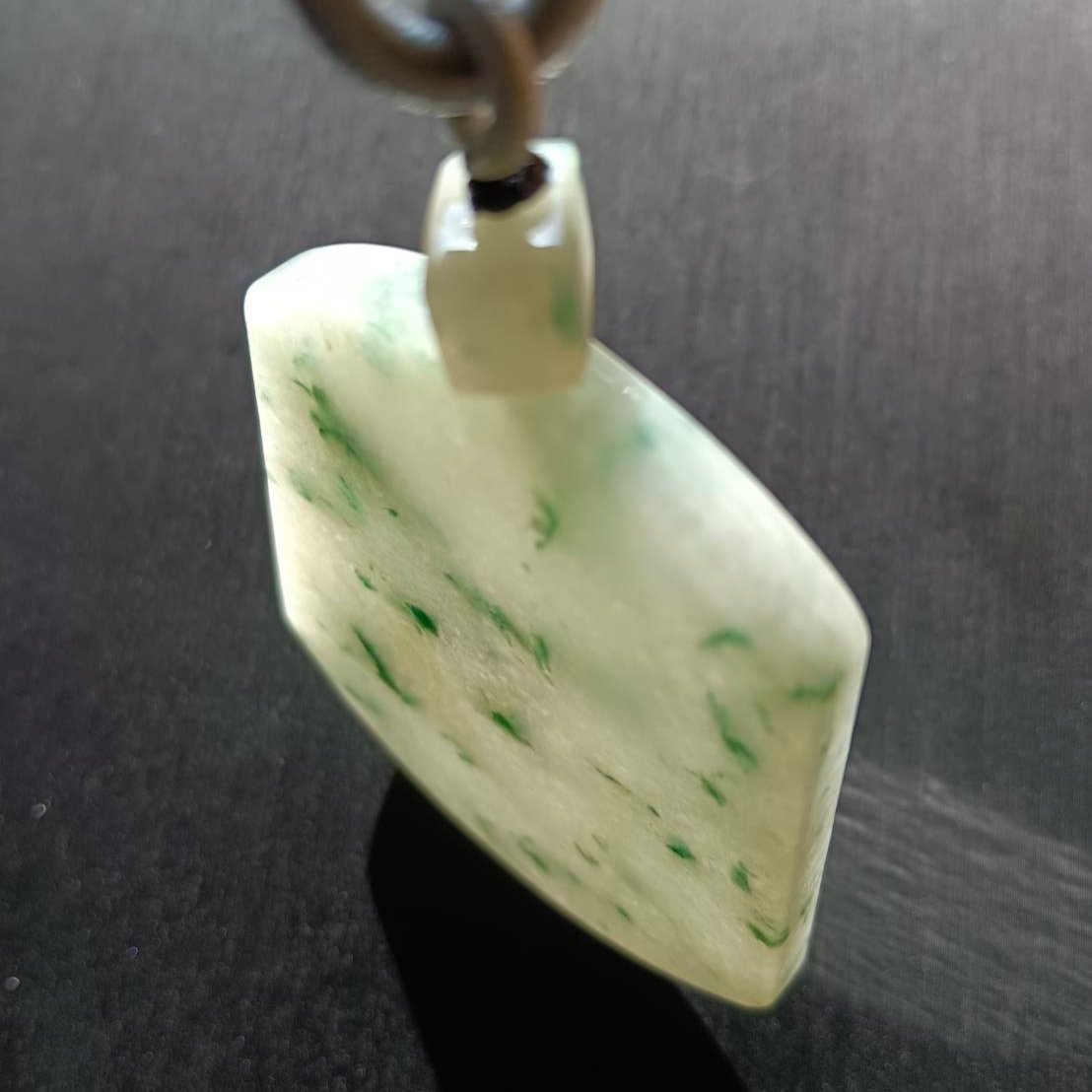 #932 Natural Burma Jadeite Wushi Pendant