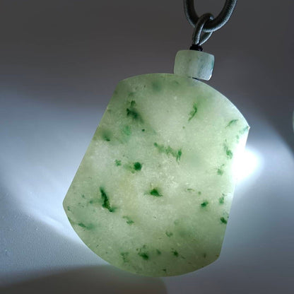 #932 Natural Burma Jadeite Wushi Pendant
