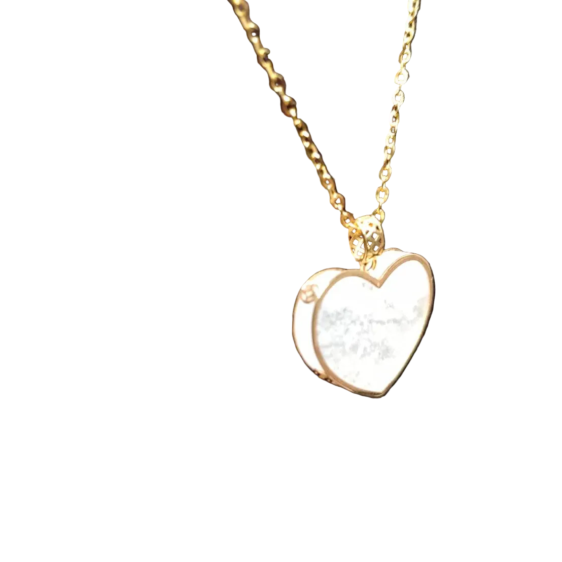 #882 Authentic Natural Translucent Burmese Jadeite Heart-Shaped Pendant