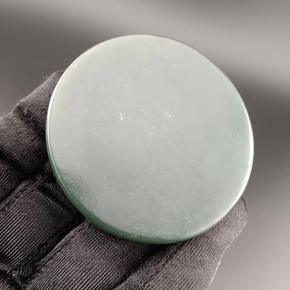 #1055 Hetian Jade Incense Holder, Bodhidharma in Stillness