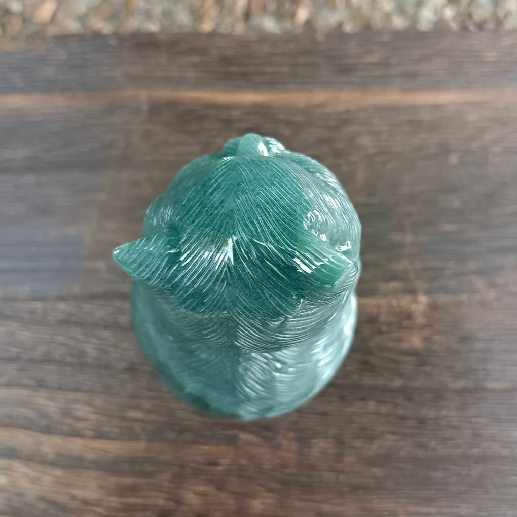 [Little Jade Pavilion] # 1069 Guatemala Jadeite Guai Guai Cat