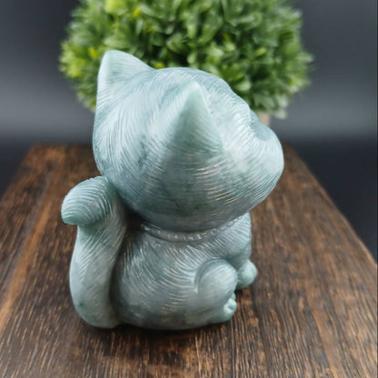 [Little Jade Pavilion] #1067 Guatemala Jadeite Proud 招財貓