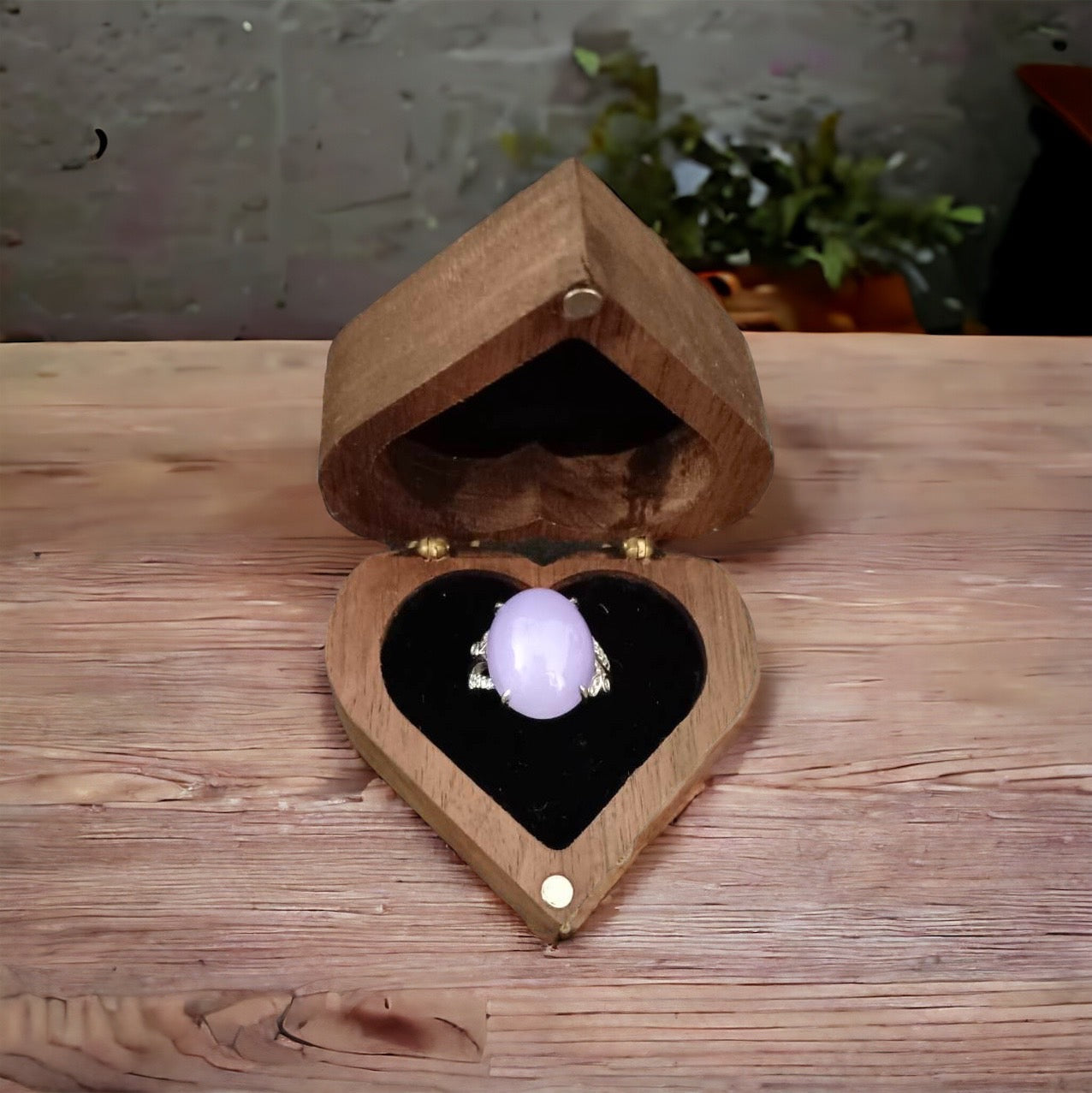 #107 High-End GIA Certified Natural Lavender Burma Jadeite Jade Ring with 18K White Gold and Diamonds Setting