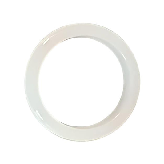 #523 Mason-Kay Certified Natural White Burma Jadeite Jade Half-Round Bangle Bracelet (57x12.5x8.5 mm)