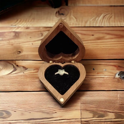 [Little Jade Pavilion] #754 Natural Icy Semi-Transparent White Burma Jadeite Heart-Shaped Ring with S925 and CZ setting