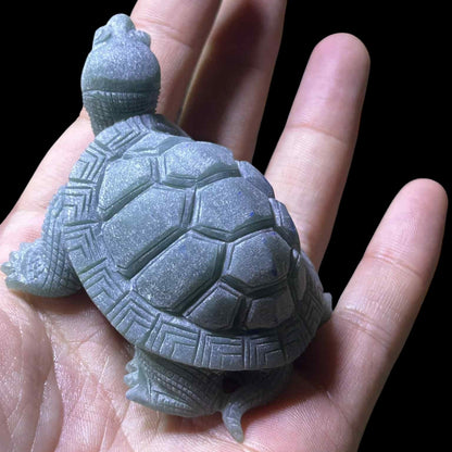 # 1233 Guatemala Jadeite Turtle Figurine