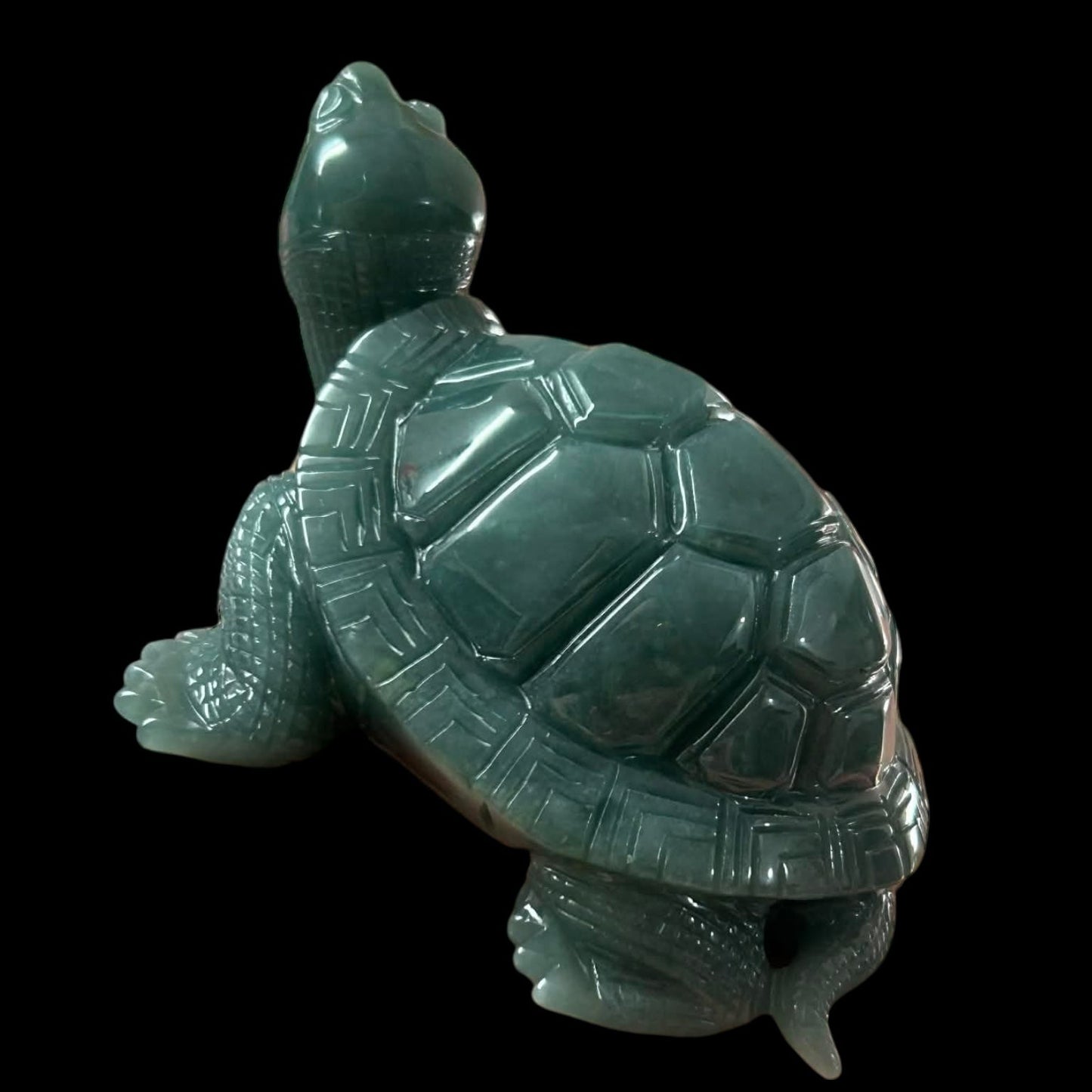 # 1233 Guatemala Jadeite Turtle Figurine
