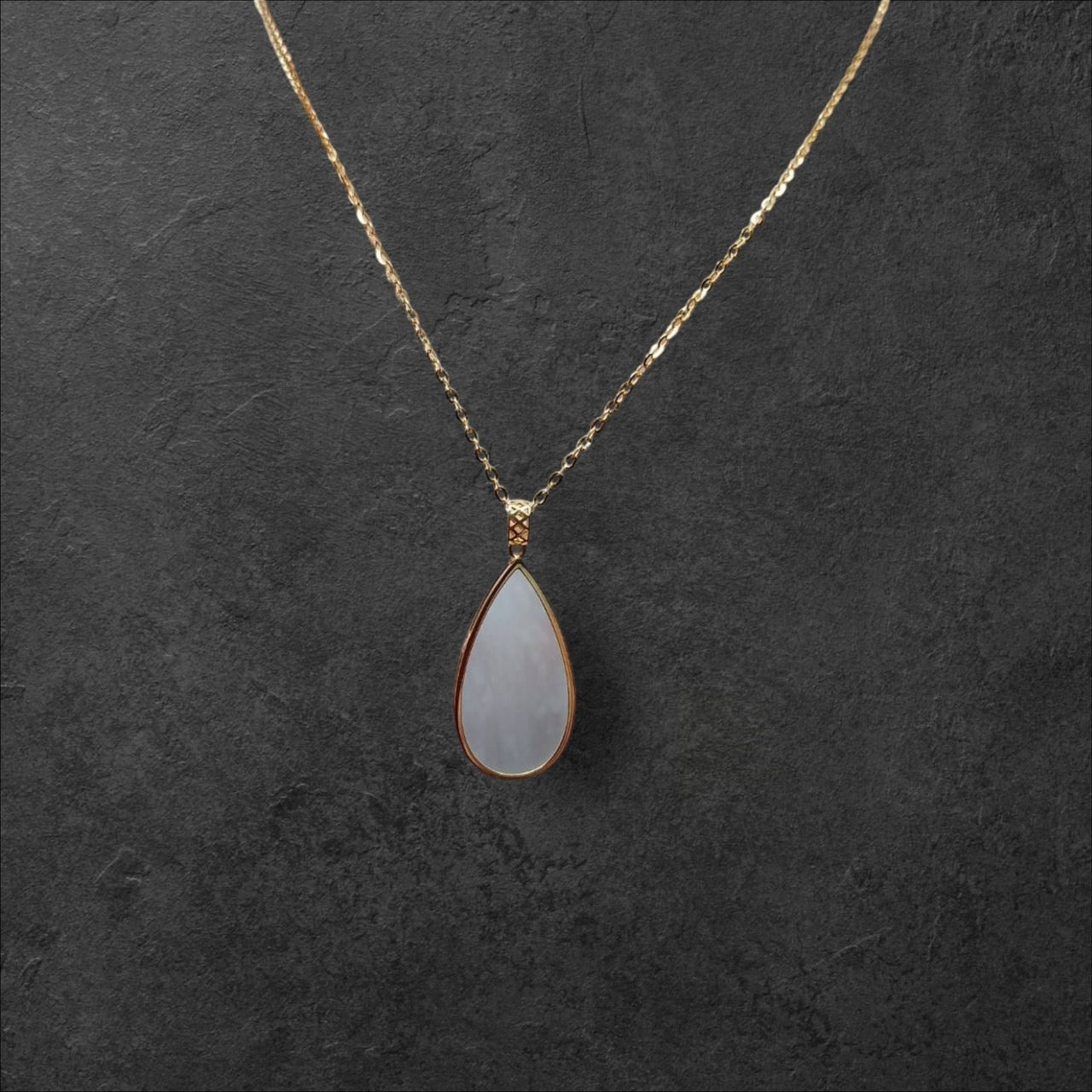 #885 Authentic Natural Translucent Burmese Jadeite Water Droplet Pendant